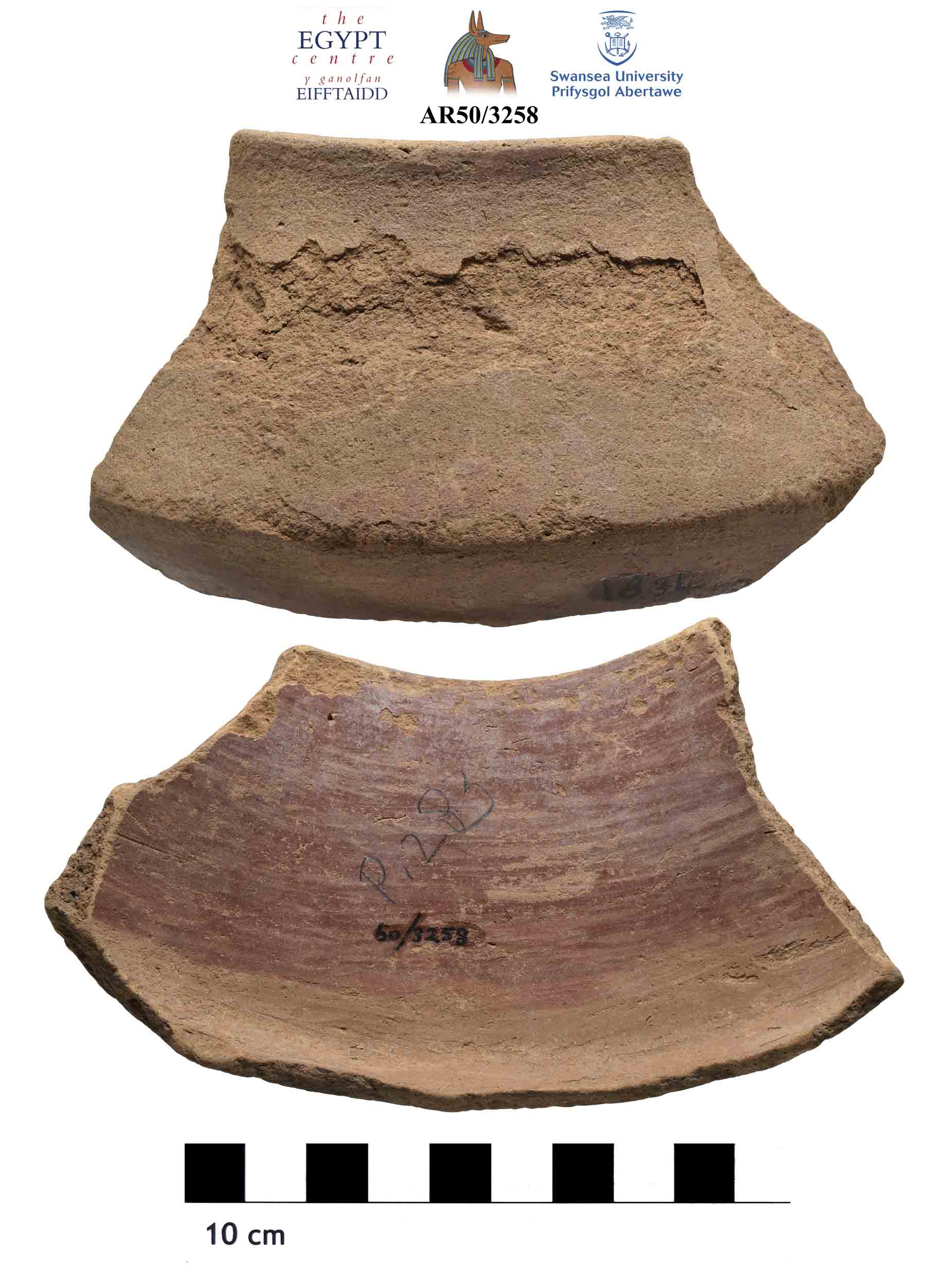 Image for: Sherd of a pottery bowl